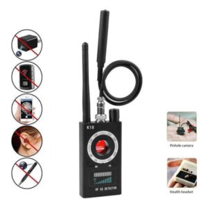 K18 Multi-function Anti-Candid Cam Wireless Lens Device 1MHz-6.5GHz GSM Audio Bug Finder GPS Signal RF Tracker Detect