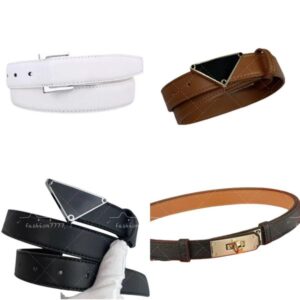 Women's Designer Leather Belt – Fashionable Genuine High-Quality Luxury Accessory