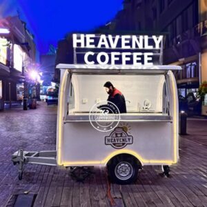 Hot Dog Cart Mobile Fast Food Truck Street Snack Pizza Kiosk Concession Coffee Ice Cream Food Trailer With Catering Equipments