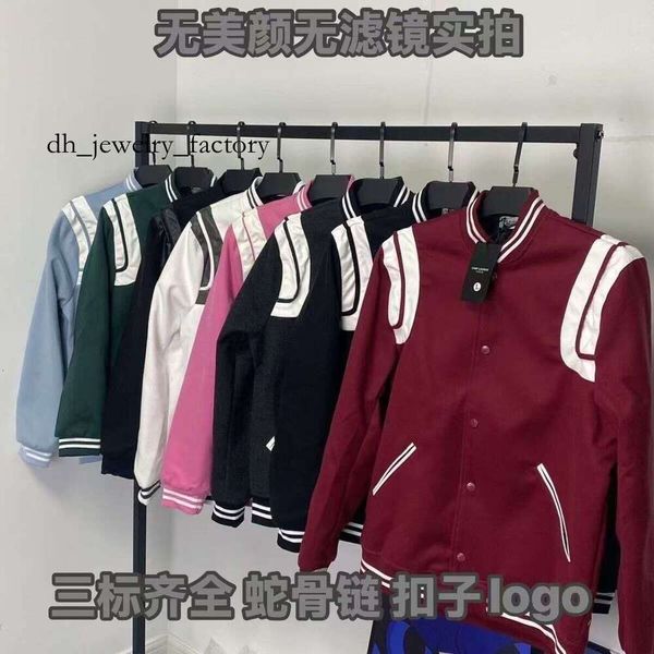 yvessaintlaueentheel Jackets High Quality Designer Mens Vintage Washed Canvas Lapel Fashion Brand Casual Outwear Coats saint laurants Jackets saints Jacket b36