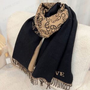 Double Cashmere Scarf Men Woman Winter Keep Warm Scarfs Different Style Ladies Luxury Shawls Unisex Designer Scarves Christmas Gift with Box