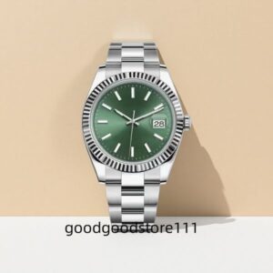 Automatic mechanical mens watch Classic design, high – quality movement. Available in 36mm and 41mm. Full stainless steel, luminous, waterproof.