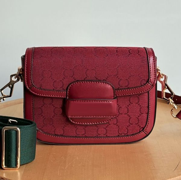 Saddle Bag Designer Shoulder Bag Luxury Handbag Womens Purse Genuine Leather Flap Two Strap Luxurys Handbags Cross Body Designer Bags Designer Crossbody Bags Women