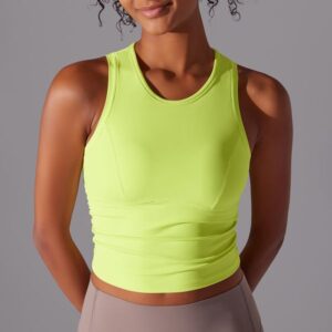 naked and skin friendly yoga vest no steel ring beautiful back fitness bra