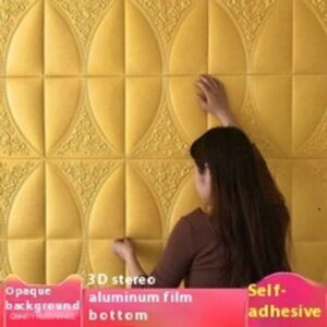 Waterproof And Moisture-proof 3D Wall Stickers TV Background Self-adhesive Bedside Soft Packaging Bedroom Wallpaper