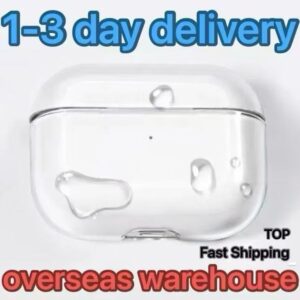 USA Stock For Apple Airpods Pro 2 Generation pro 2 airpod 4 Headphone Accessories Solid TPU Silicone Protective Earphone Cover Wireless Charging Shockproof 4rd Case