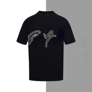 Tees Designer Mans Adult male business T-shirt short sleeve embroidery elastic fashion luxury breathable pop pure cotton