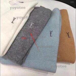 womens Sweaters Designer Cashmere Sweater Loose Round Neck clothes Fashion Versatile Embroidery Knit Bottom Shirt Pullover Sweatshirts BFD2501203