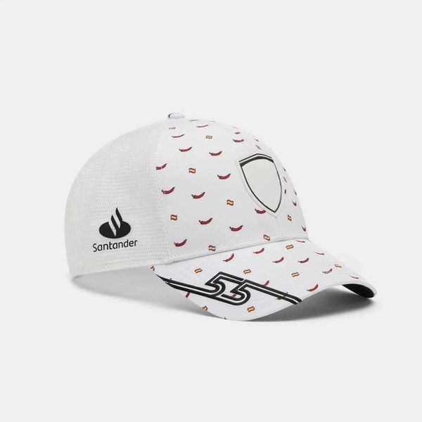 Ball Caps Scuderia F1 2024 Monaco Monza Charles Leclerc Driver Cap Formula One Carlos Sainz Spain GP Baseball Hat H25210 QOF2