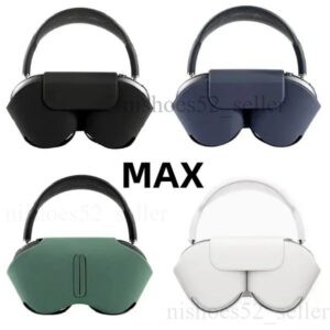 MAX Top Pro max air pro 2 3 4 Headband Headphone Accessories Transparent Solid Silicone Waterproof Protective case air Maxs Headphones Case