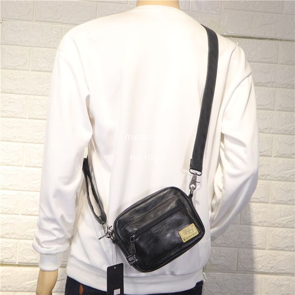 Men's bag threebox Men's shoulder bag Casual Crossbody small bag Outdoor mobile phone Cigarette men's backpack