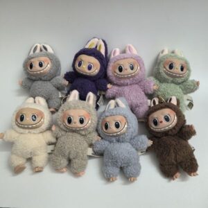 Labubu plush toy pendant keychain gift