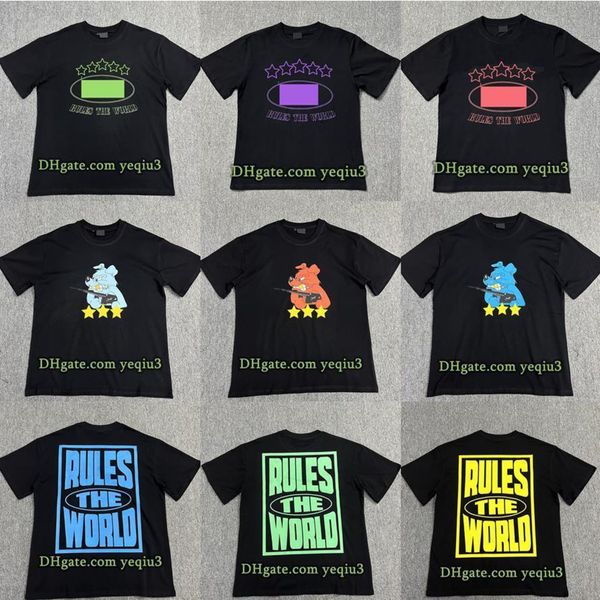 Men T shirts Fashion designer T-shirt Round neck printed T-shirts streetwear Cotton Plus Size tops Fun T-shirt Couple T Shirt Women T-shirt Casual Cartoon Tee