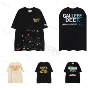 2025 Gallerieses T Shirts Mens Women Designer T-shirts depts cottons Tops Man S Casual Shirt Luxurys Clothing Street Shorts Sleeve Clothes Size S-2XL