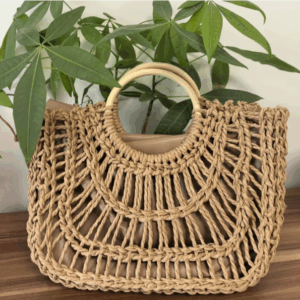 Spring/Summer New Knitted Beach Bag Handbag Designer Top Quality 2025