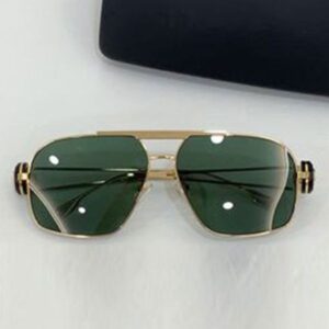 Luxury designer Mens sunglasses 2269 Womens glasses retro brand gold metal square frame dark lenses leg logo design outdoor leisure sports glasses
