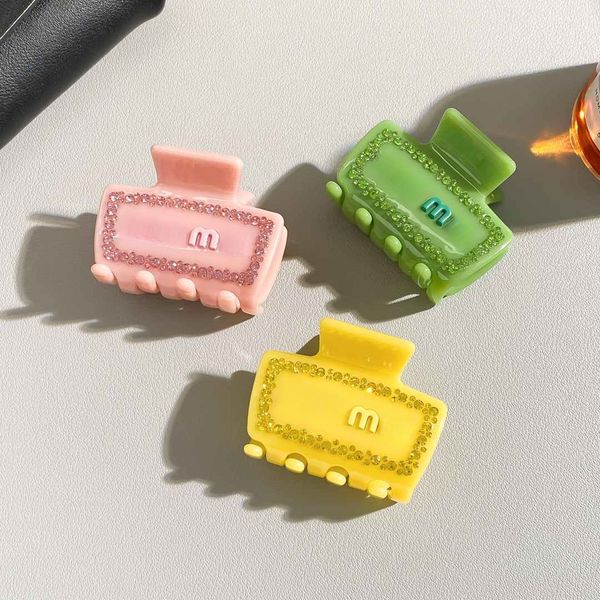 Sparkly Rhinestone Letter Hair Claws Special Letter Claw Clamp Clips for Gift Party Fashion Hair Accessories