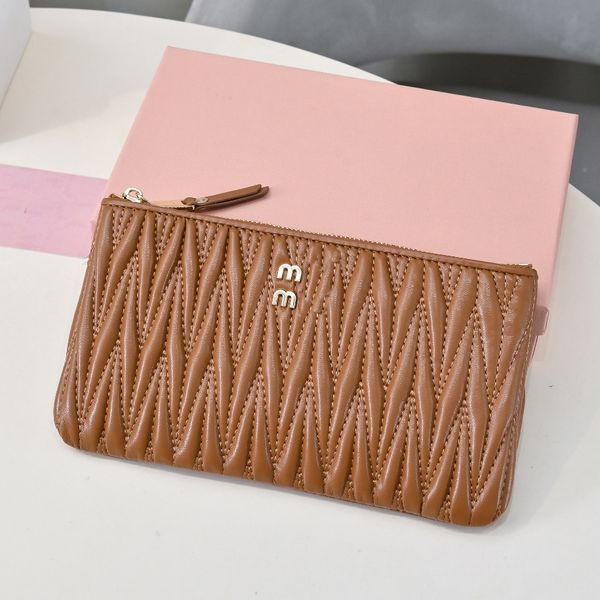 Card Wallet Designer Card Holder Card Case Luxury High Quality Genuine Leather Sheepskin Short Interior Compartment Cardholder Designer Wallets Coin Purse