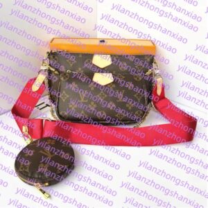 3pcs set Women Classic designer Pochette Felicie Bag Genuine Leather Handbags Shoulder handbag Clutch Tote Messenger Shopping