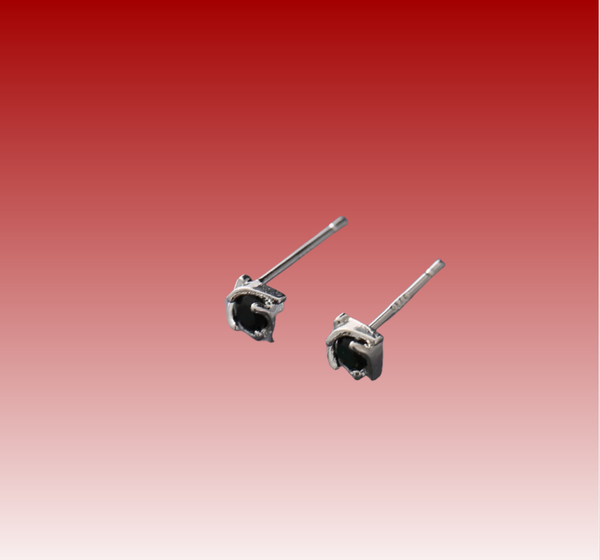 Elegant Tough Style Single Stud Earings | Premium S925 Sterling Silver