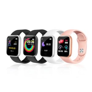 Y68 Watch Color Screen Step Counting Multi Sport Mode Message Reminder Photography Music Remote Control Smart Band