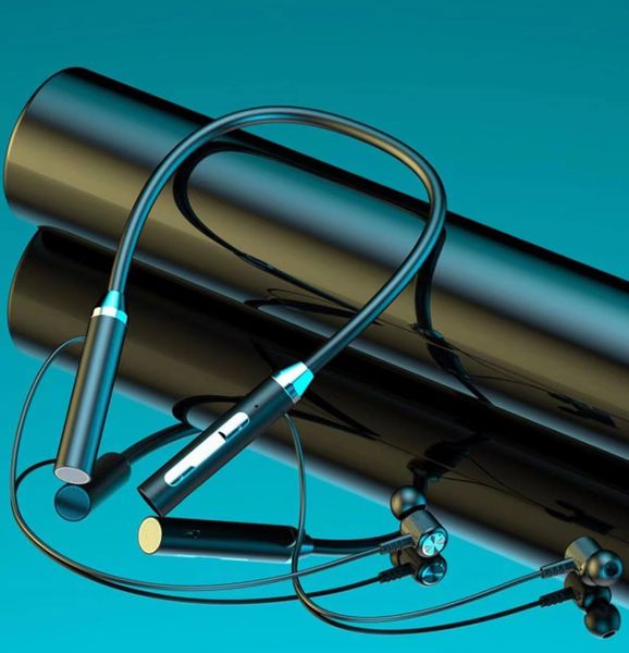 Bluetooth headset new 2025 wireless neck hanging neck type long wear long life large power sports ear noise reduction