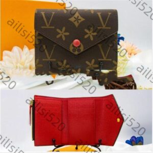 Brown flower rosalie victorine wallet Women coin purse M41938 card holder keychain Man Designer purses Key pouch CardHolder small wal