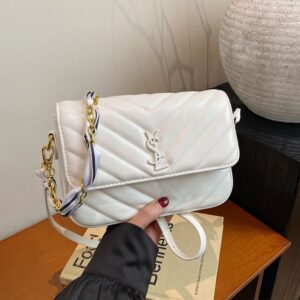 Designer Bag Shoulder Bag Purse New Korean Style Luxury Luxury Bag Women S Small Grid Chain Crossbody Versatile Fashion Free Shipping