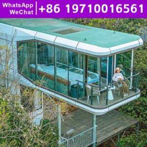 Expandable Prefabricated Houses in Luxury Containers Space Capsule Home Modular Prefabricated House Cheap Housing High Quality