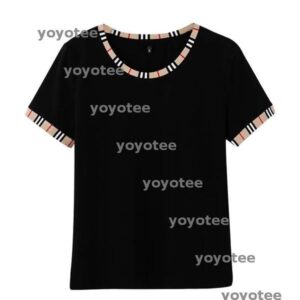 Women's T-Shirt 2025 Summer Short-sleeved Casual Fashion O-neck Stitching Slim Simple Top BFG2501065