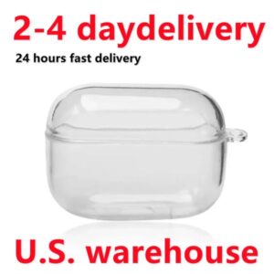 USA Stock For Air pods 4 pro 2 2nd generation 3 Headphone Shockproof Accessories Solid Silicone Cute Protective Earphone Cover Wireless Charging Case