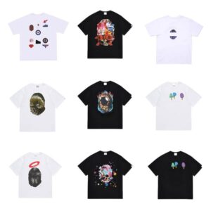 Tshirts Designer Women Designer Shirts Mens Designer T Shirt Short Sleeves Crew Neck Fashion Tees Vintage High Street Graphic shirt Breathable fitness tshirt