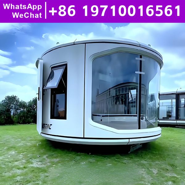 Space Capsule Home Prefabricated Mobile House Capsule Houses Luxury Modern Outdoor Tiny Houses for Living 2 Bedroom Fast Build