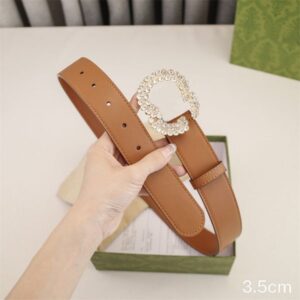 Luxury Designer Belts For Women Brand Smooth Buckle Men Belt Crystal Waistband Genuine Leather Ceinture Womens Belt