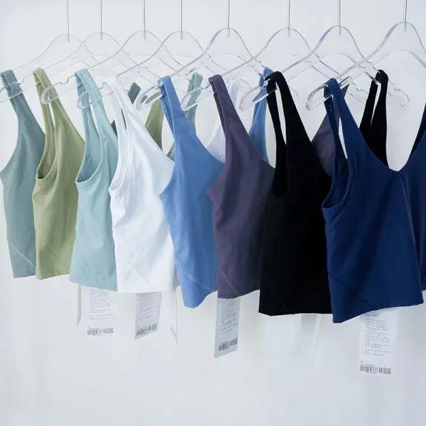 yoga Bra align tank Womens Sport Bra Classic Popular Fitness Butter Soft Tank Gym Crop Yoga Vest Beauty Back Shockproof With Removable Chest Pad wholesale 2024 new