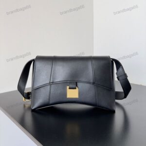 Designer bag shoulder bag ladies luxury handbag leather messenger bag hourglass bag high fashion personality clutch bag 2025