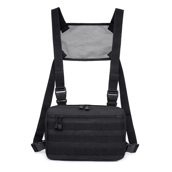 Camo Field Sports Small chest hanging bag Outside Tactical Chest bag Portable storage bungee bag