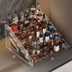 transparent staircase storage box simple design suitable for various scenes