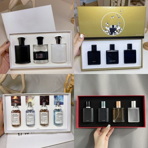 Women Perfume 30ml 4pcs Gift Box Set Unisex Fragrance Long acting perfume Body spray Cologne for Men Fast delivery