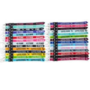 designer keychains brand lanyards women men classic fashion leather car keyring LOVE PINK letter unisex pendant accessories exquisite keychain bag charms