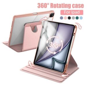 New Arrival 360 rotating case suitable for iPad Pro 13 11 12 9 12.9 9th 10th 8th 0.9 7th 5th Mini 6 Air 5 4 3 2 20 Funda cover Z241115