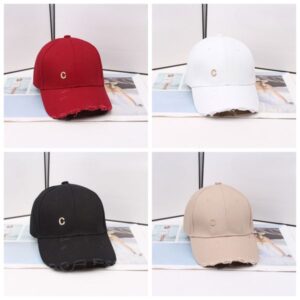 Designers Women Hat Baseball Cap Men for Trucker Basketball Fitted Golf Casquette Black Canvas Classic Fashion Letter Leisure Outdoor Sports Sun Protection