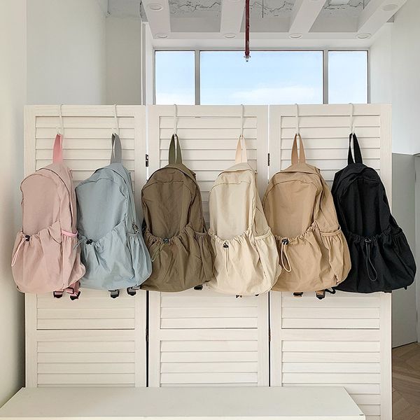 Backpack Style Simple nylon backpack for casual commuting large capacity lightweight