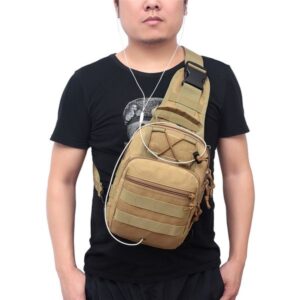 Oxford Army Fan Bag Camo Field Sports Small Chest Bag One Shoulder Oblique straddle Outdoor Tactical Bag Chest hanging bag