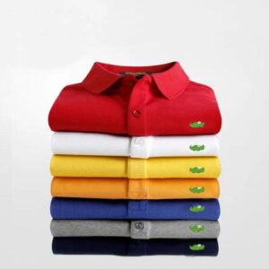 High Quality Brand new Mens Top Crocodile Embroidery Short-Sleeve Solid shirt Polo Homme Slim Men Clothing Camisas Polos Shirt S-6XL