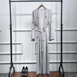 005-Gray leisure beauty luxury top dress