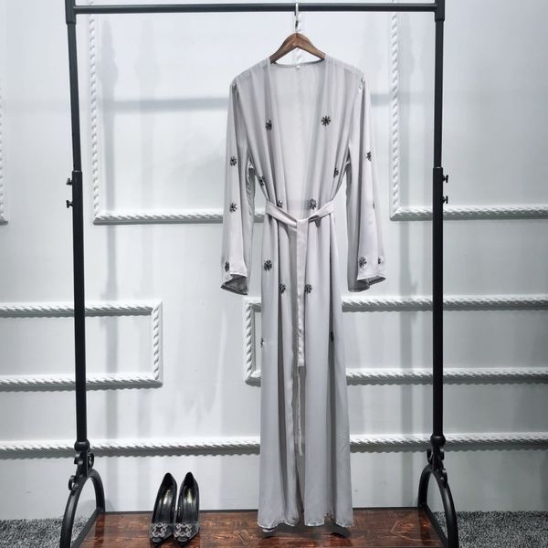 005-Gray leisure beauty luxury top dress