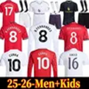 25 26 MAN CUNHA Soccer Jersey AMAD GARNACHO HOJLUND MAINOO MOUNT unted football shirt MARTINEZ FERNANDES YORO UNTED CASEMIRO Zirkzee Kids Child kit