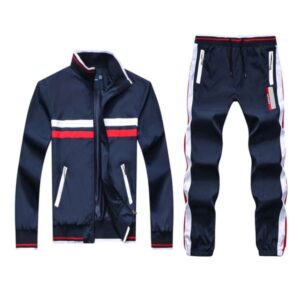 Men tracksuit Small horse Mens Sportswear casual Jacket + Sports Pants Sports Kit Athletic Wear Track Suit Training Gear Active Outfit Running Clothes Jogging Suit
