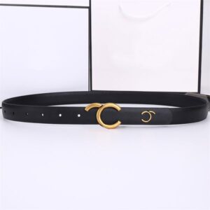Designer Belt Fashion Smooth Buckle Width 2.5cm Belt Retro Design Thin Waist Belts For Men Womens Genuine Cowhide 3 Color Optional High Quality